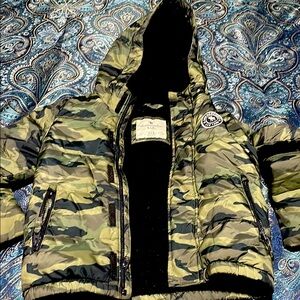 Abercrombie Kids, Camouflage Coat, Size 7/8.